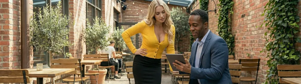 Career professional discussing work history