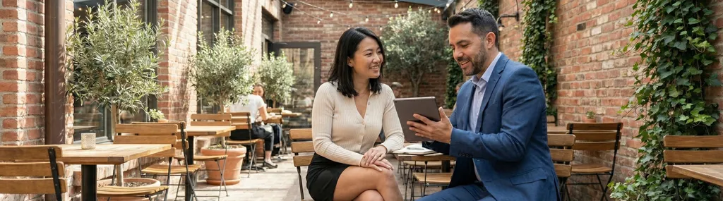 Career professional discussing work history