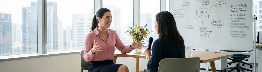 Career guidance and interview in progress